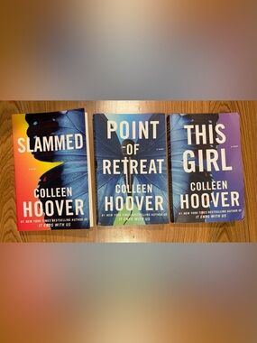Colleen Hoover Slammed Series Set - Slammed, Point of Retreat, & This Girl
